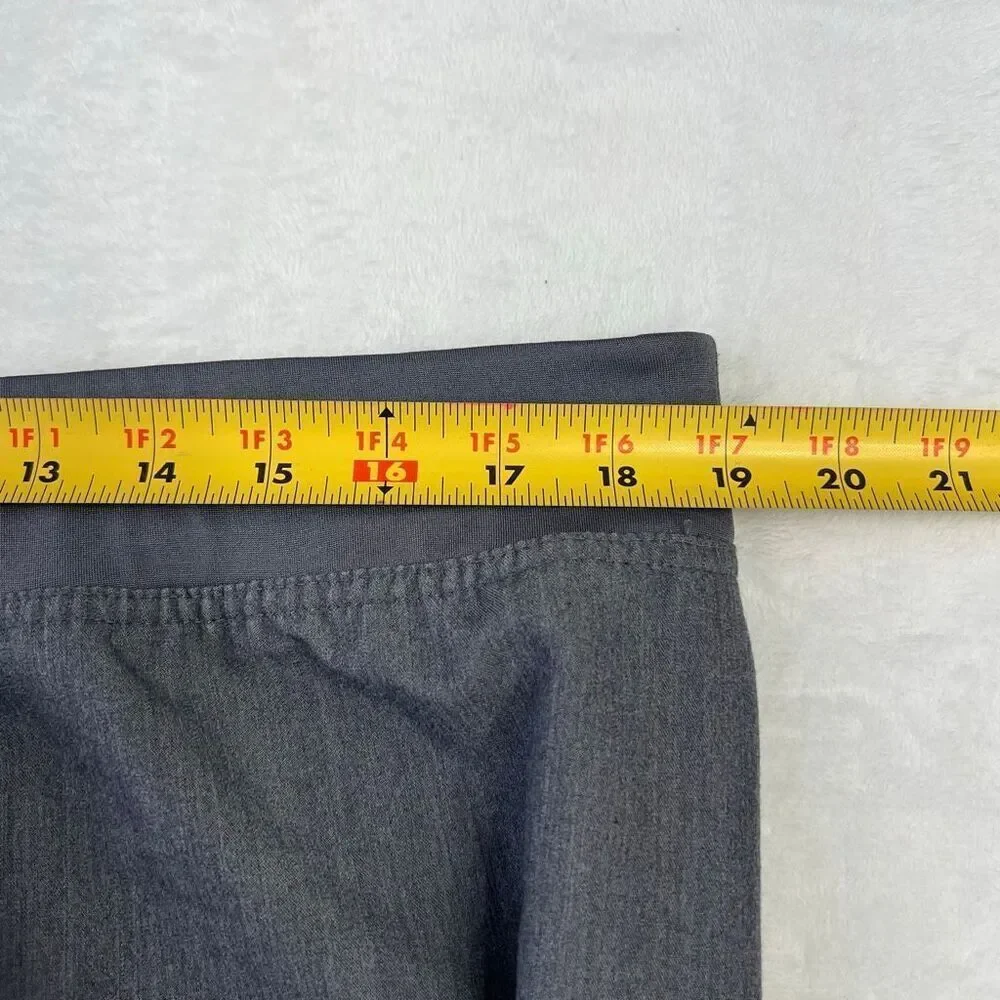 Figs High Waisted Livingston Basic Scrub Pants Gray XL Women